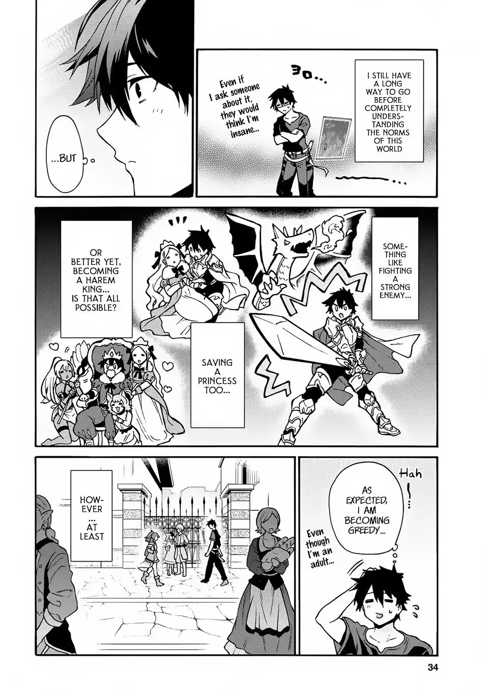 29-sai Dokushin wa Isekai de Jiyuu ni Ikita……katta. Chapter 1.1 — Page 16