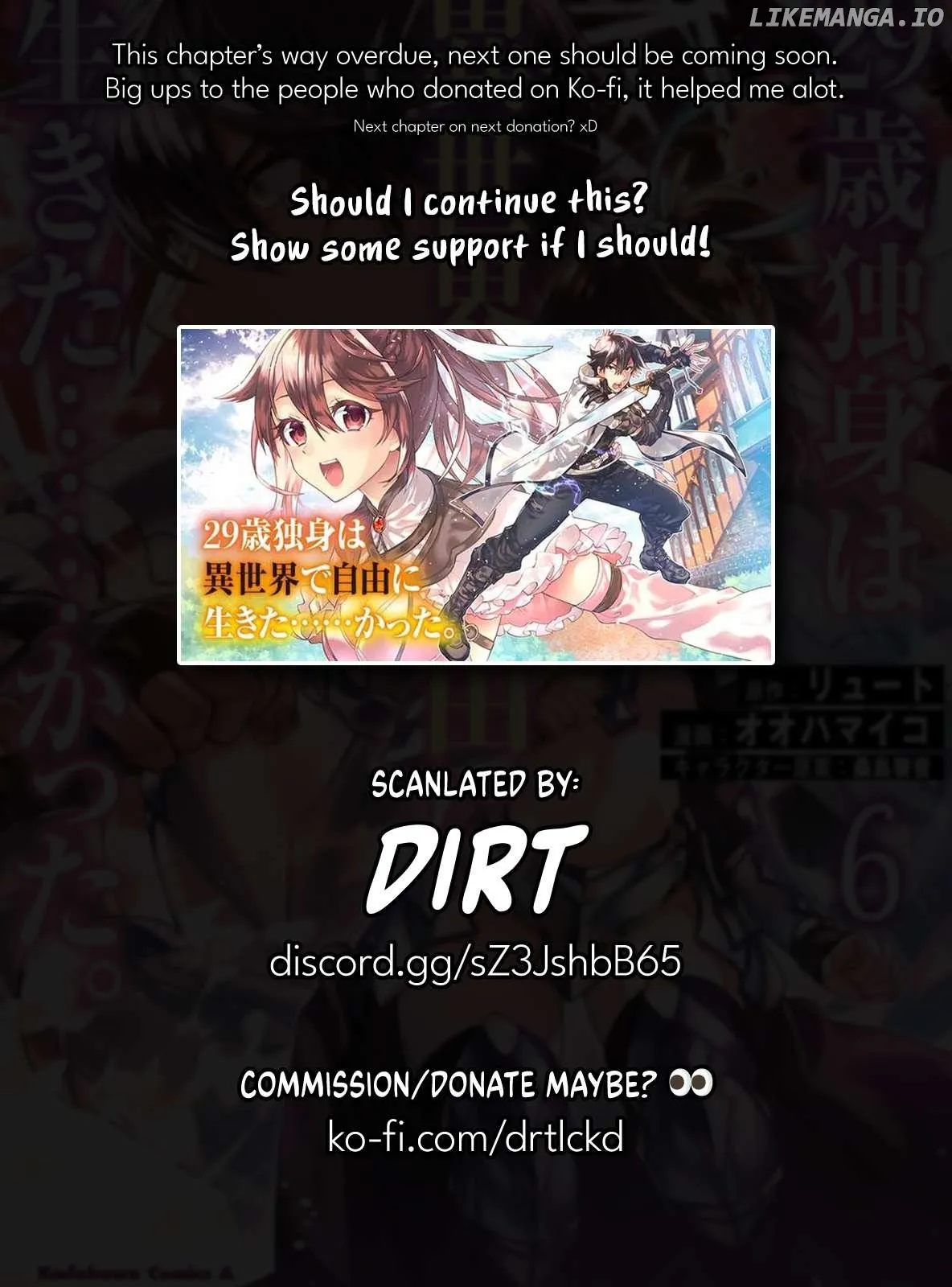 29-sai Dokushin wa Isekai de Jiyuu ni Ikita……katta. Chapter 33.3 — Page 18