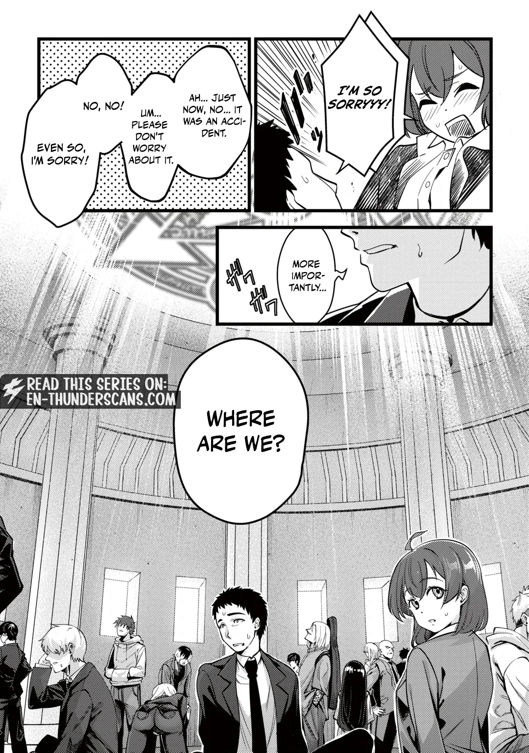 45-sai no ossan, isekai shokan ni makikomareru Chapter 1 — Page 8