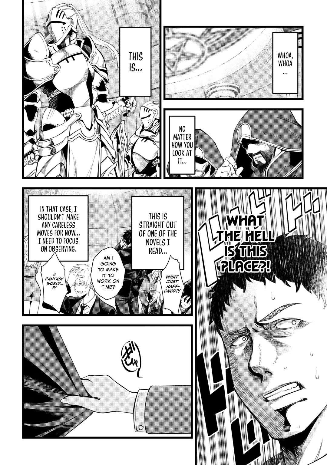 45-sai no ossan, isekai shokan ni makikomareru Chapter 1 — Page 9