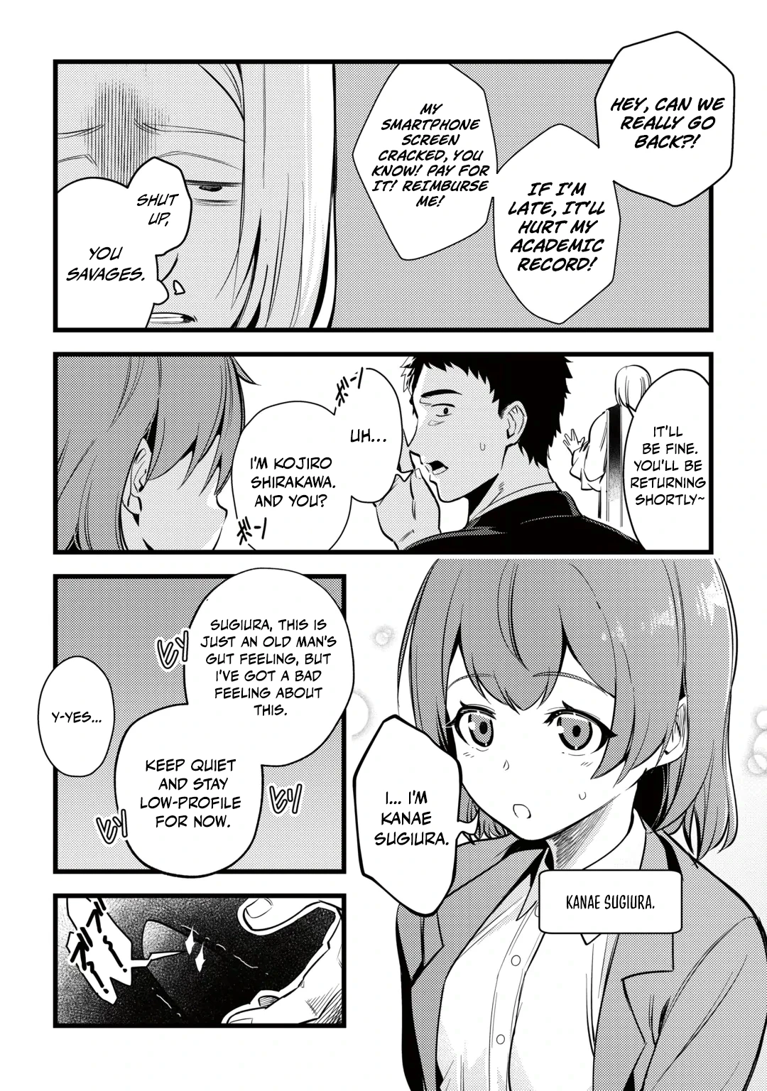 45-sai no ossan, isekai shokan ni makikomareru Chapter 1 — Page 15