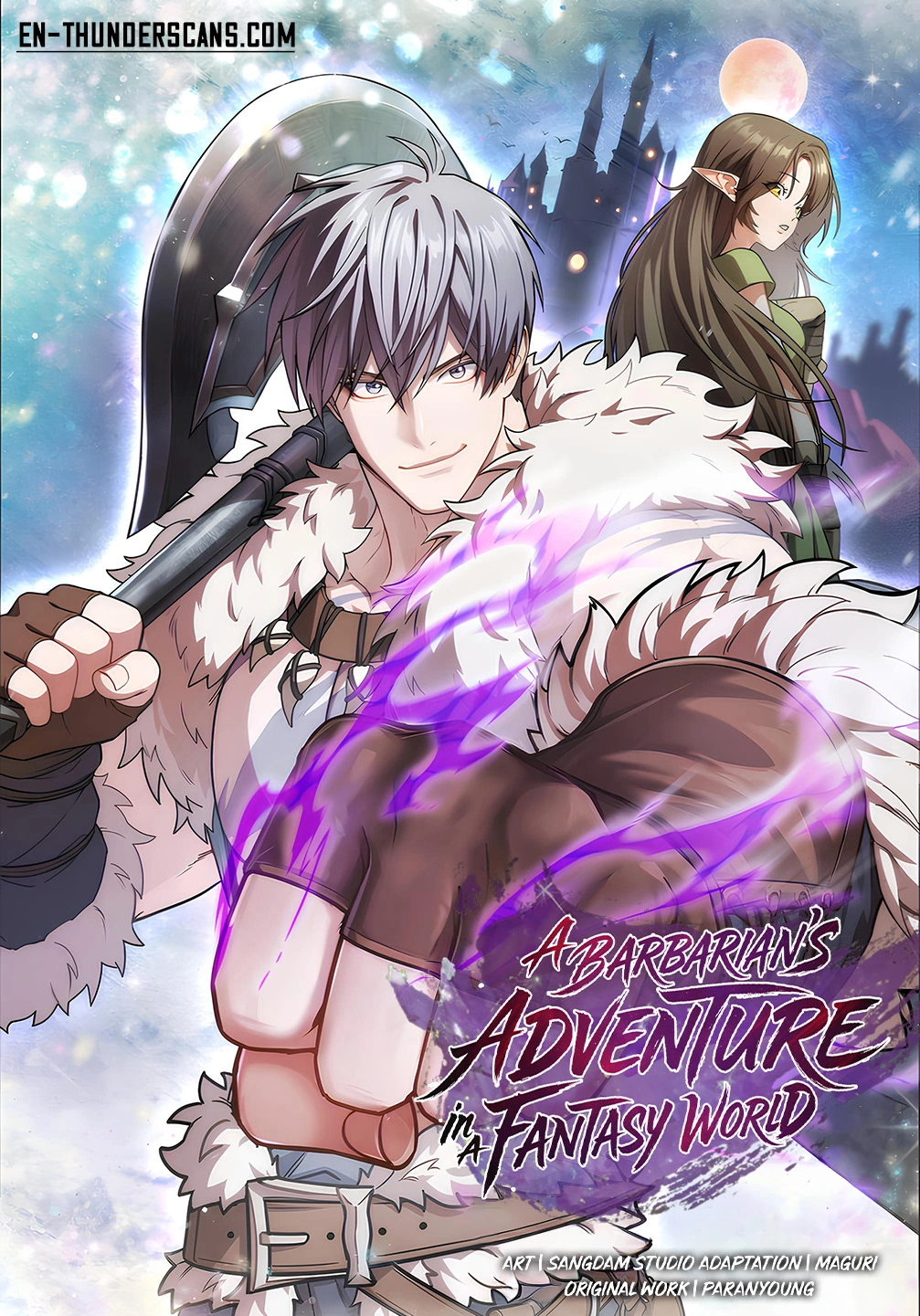 A Barbarian’s Adventure in a Fantasy World cover