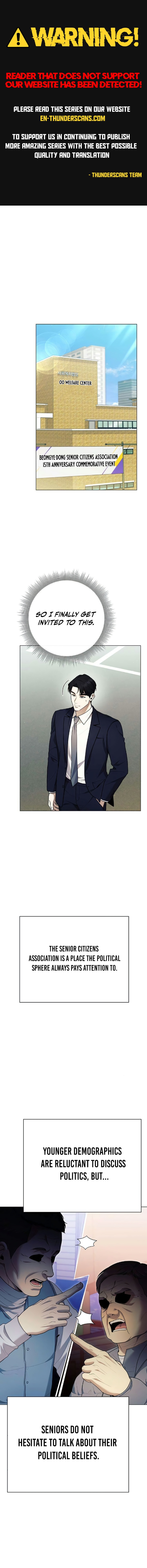 A Politician Who Sees the Future Chapter 20 — Page 1