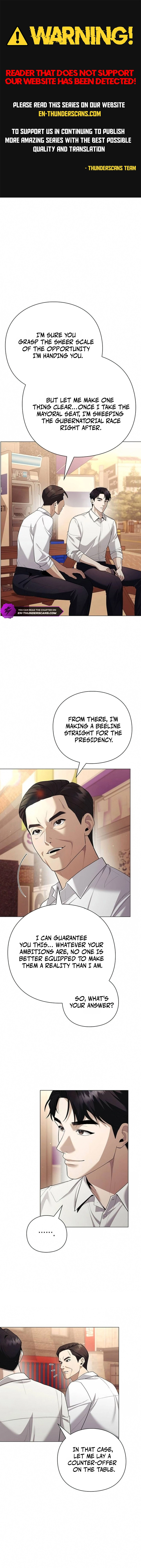 A Politician Who Sees the Future Chapter 27 — Page 1