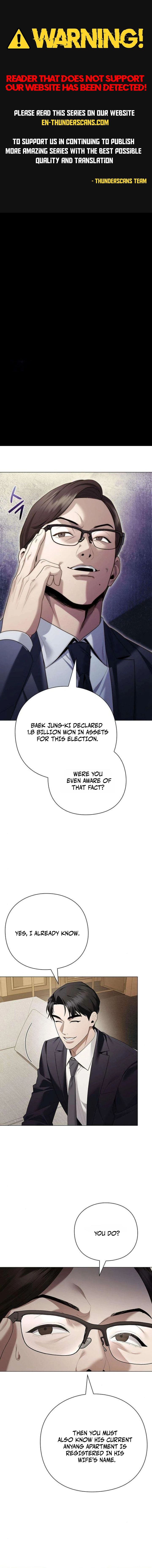 A Politician Who Sees the Future Chapter 34 — Page 1