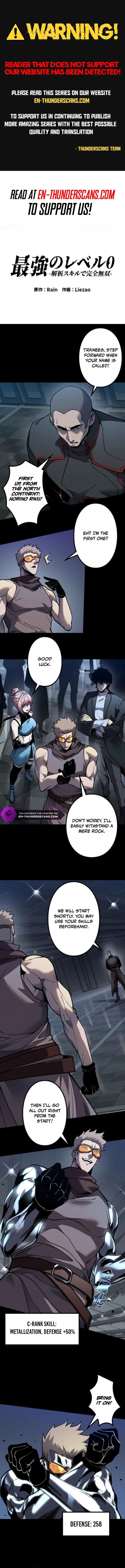 Absolute Domination at Level 0 with My Analysis Skill Chapter 39 — Page 1