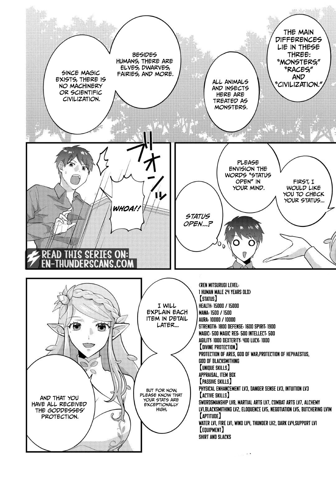 Accidentally Summoned to Another World, I’ll Live a Peaceful Slow Life with the Goddess’s Blessing Chapter 1 — Page 21