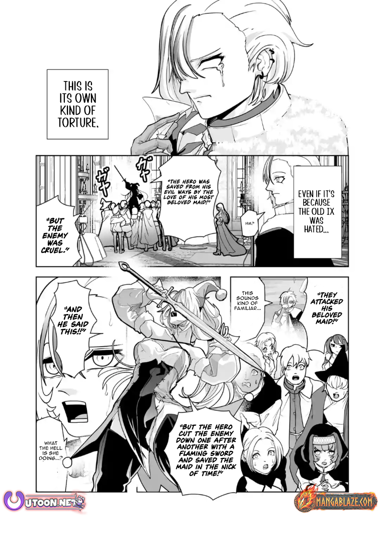 Akuyaku Kizoku ga Hirakinaotte Hametsu Furagu o Jitsuryoku de Hataki Otteitara, Itsunomanika Hirointachi Kara Eiyuushi Sareru you ni Natta ken Chapter 02.1 — Page 6