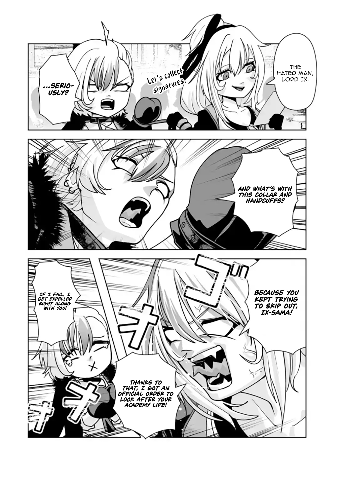 Akuyaku Kizoku ga Hirakinaotte Hametsu Furagu o Jitsuryoku de Hataki Otteitara, Itsunomanika Hirointachi Kara Eiyuushi Sareru you ni Natta ken Chapter 03.1 — Page 5