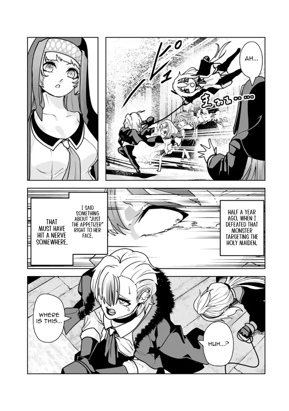 Akuyaku Kizoku ga Hirakinaotte Hametsu Furagu o Jitsuryoku de Hataki Otteitara, Itsunomanika Hirointachi Kara Eiyuushi Sareru you ni Natta ken Chapter 03.1 — Page 8