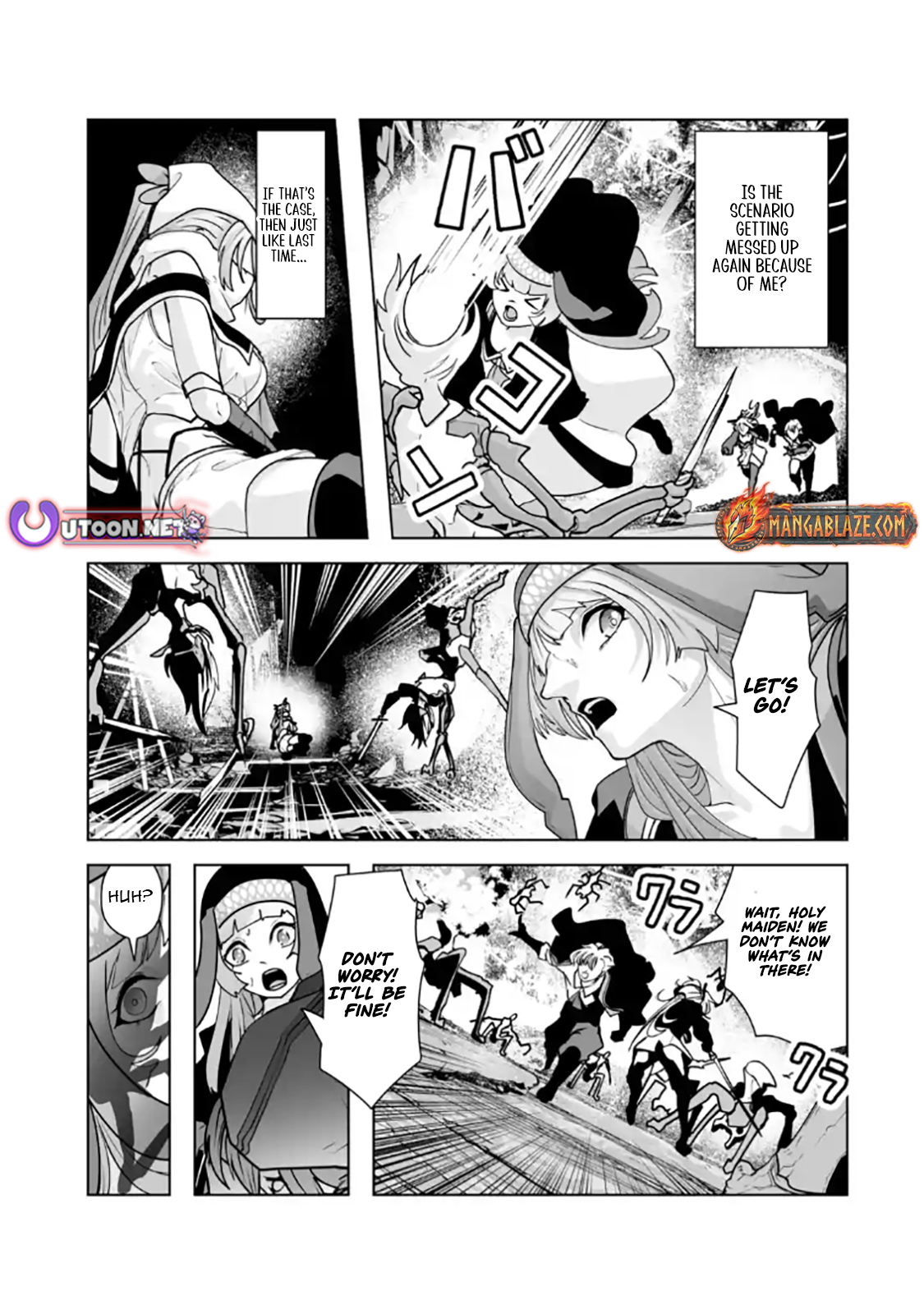 Akuyaku Kizoku ga Hirakinaotte Hametsu Furagu o Jitsuryoku de Hataki Otteitara, Itsunomanika Hirointachi Kara Eiyuushi Sareru you ni Natta ken Chapter 03.2 — Page 6