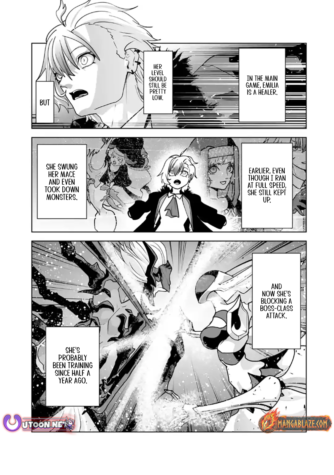 Akuyaku Kizoku ga Hirakinaotte Hametsu Furagu o Jitsuryoku de Hataki Otteitara, Itsunomanika Hirointachi Kara Eiyuushi Sareru you ni Natta ken Chapter 03.3 — Page 1