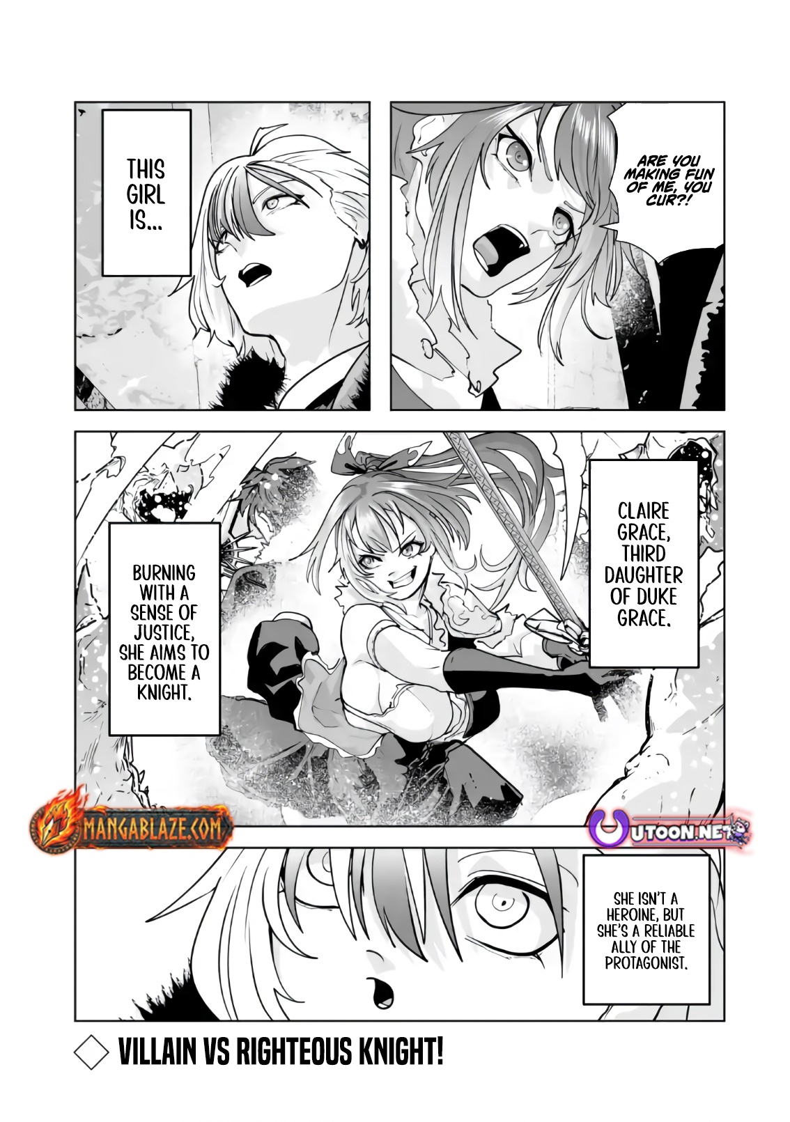 Akuyaku Kizoku ga Hirakinaotte Hametsu Furagu o Jitsuryoku de Hataki Otteitara, Itsunomanika Hirointachi Kara Eiyuushi Sareru you ni Natta ken Chapter 04 — Page 2