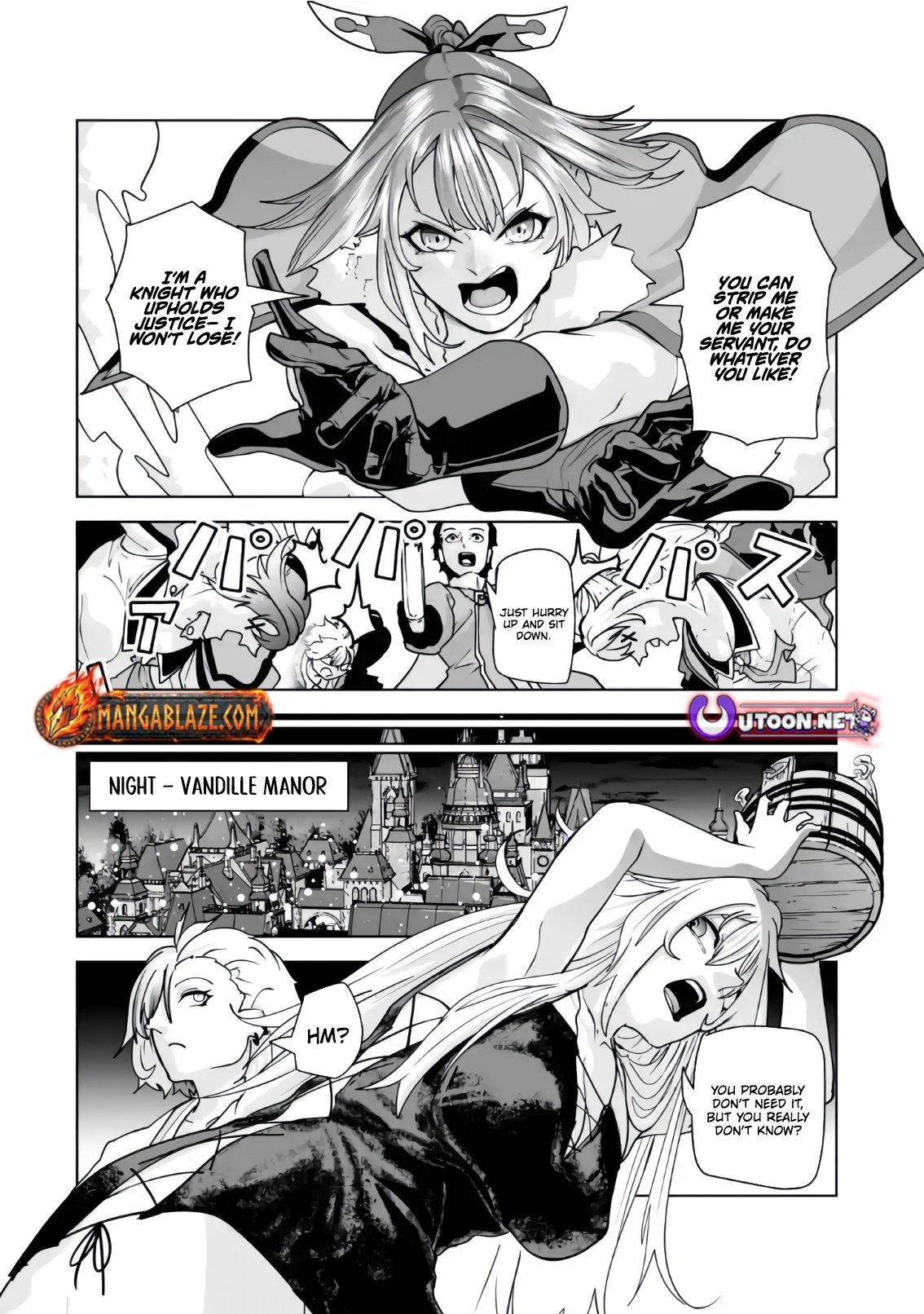 Akuyaku Kizoku ga Hirakinaotte Hametsu Furagu o Jitsuryoku de Hataki Otteitara, Itsunomanika Hirointachi Kara Eiyuushi Sareru you ni Natta ken Chapter 04 — Page 10