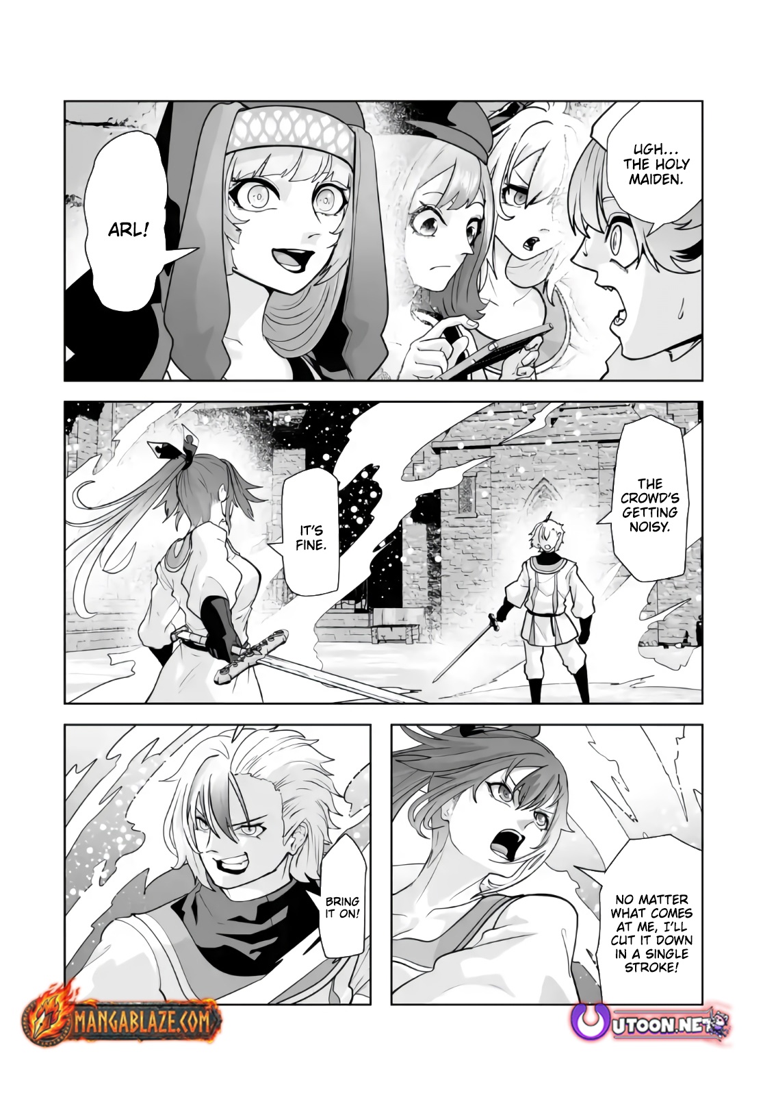 Akuyaku Kizoku ga Hirakinaotte Hametsu Furagu o Jitsuryoku de Hataki Otteitara, Itsunomanika Hirointachi Kara Eiyuushi Sareru you ni Natta ken Chapter 04 — Page 18