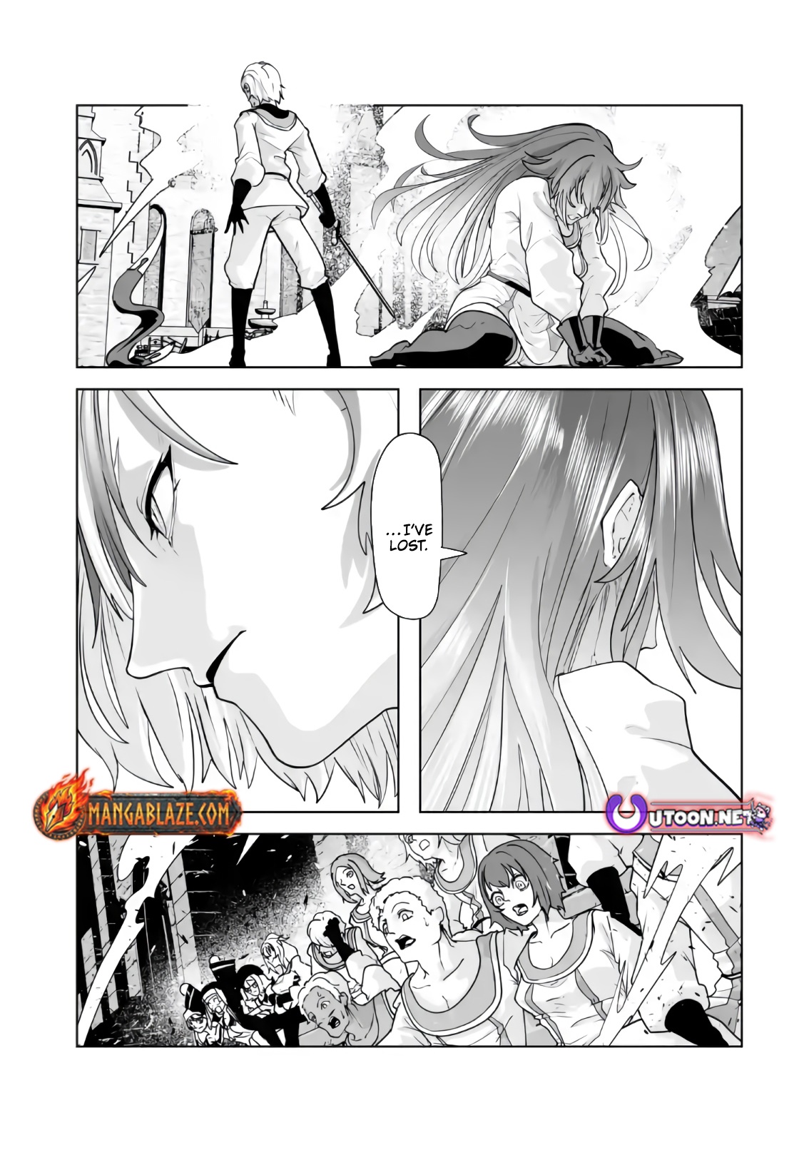 Akuyaku Kizoku ga Hirakinaotte Hametsu Furagu o Jitsuryoku de Hataki Otteitara, Itsunomanika Hirointachi Kara Eiyuushi Sareru you ni Natta ken Chapter 04 — Page 36