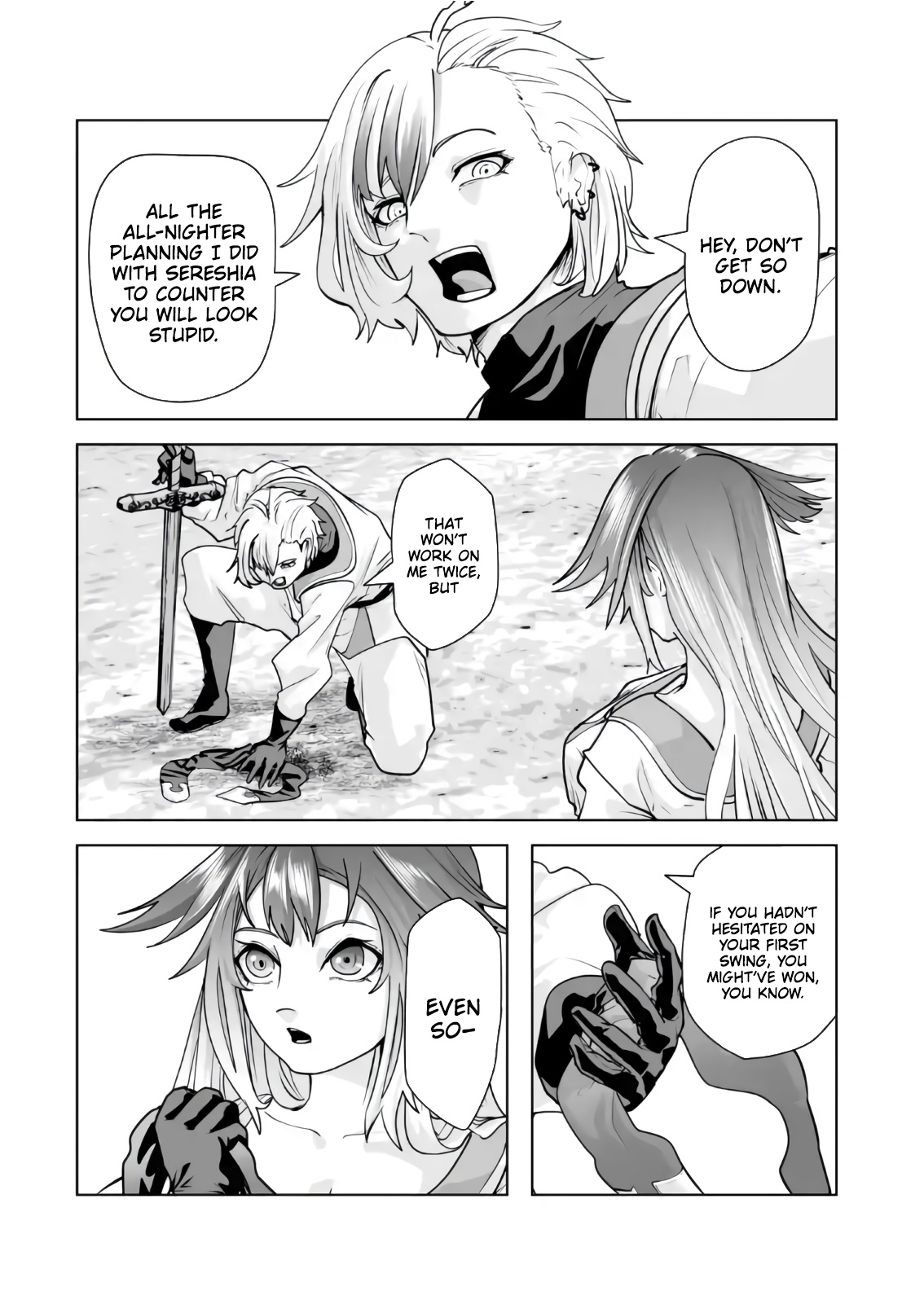 Akuyaku Kizoku ga Hirakinaotte Hametsu Furagu o Jitsuryoku de Hataki Otteitara, Itsunomanika Hirointachi Kara Eiyuushi Sareru you ni Natta ken Chapter 04 — Page 39
