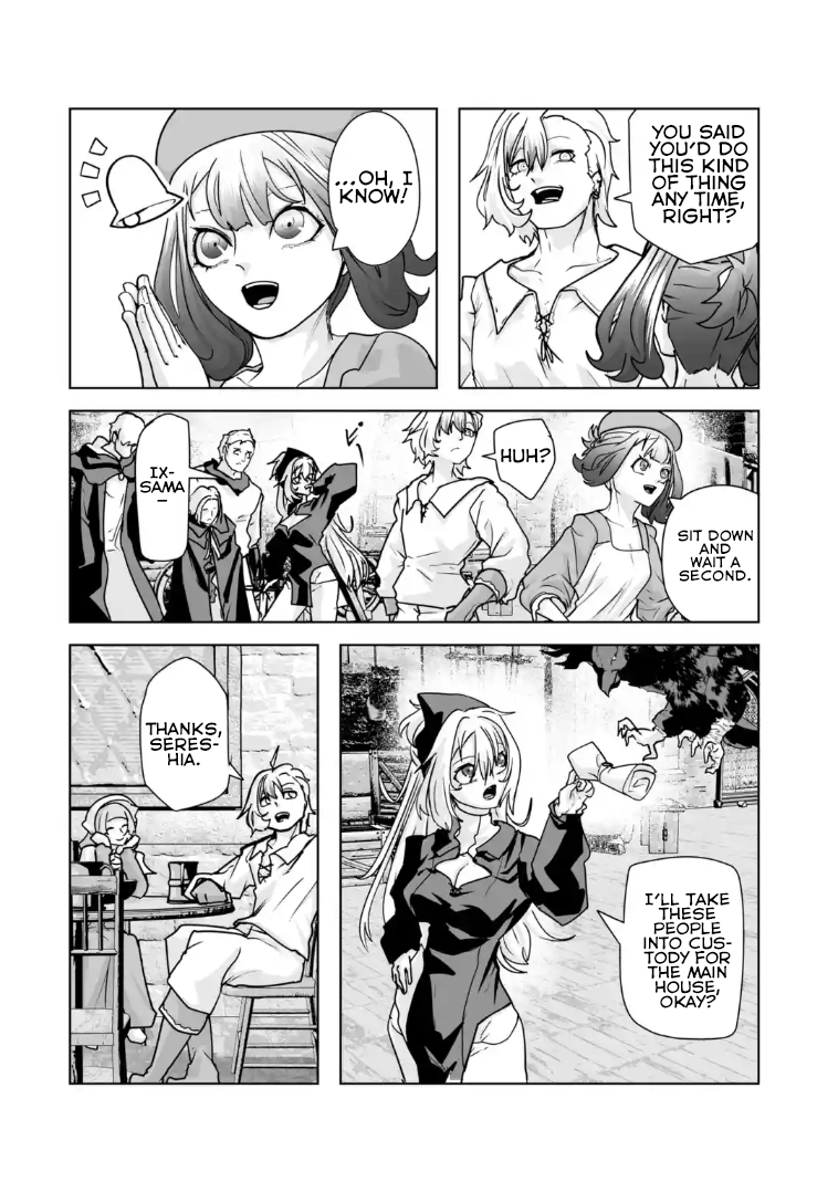 Akuyaku Kizoku ga Hirakinaotte Hametsu Furagu o Jitsuryoku de Hataki Otteitara, Itsunomanika Hirointachi Kara Eiyuushi Sareru you ni Natta ken Chapter 5.4 — Page 3