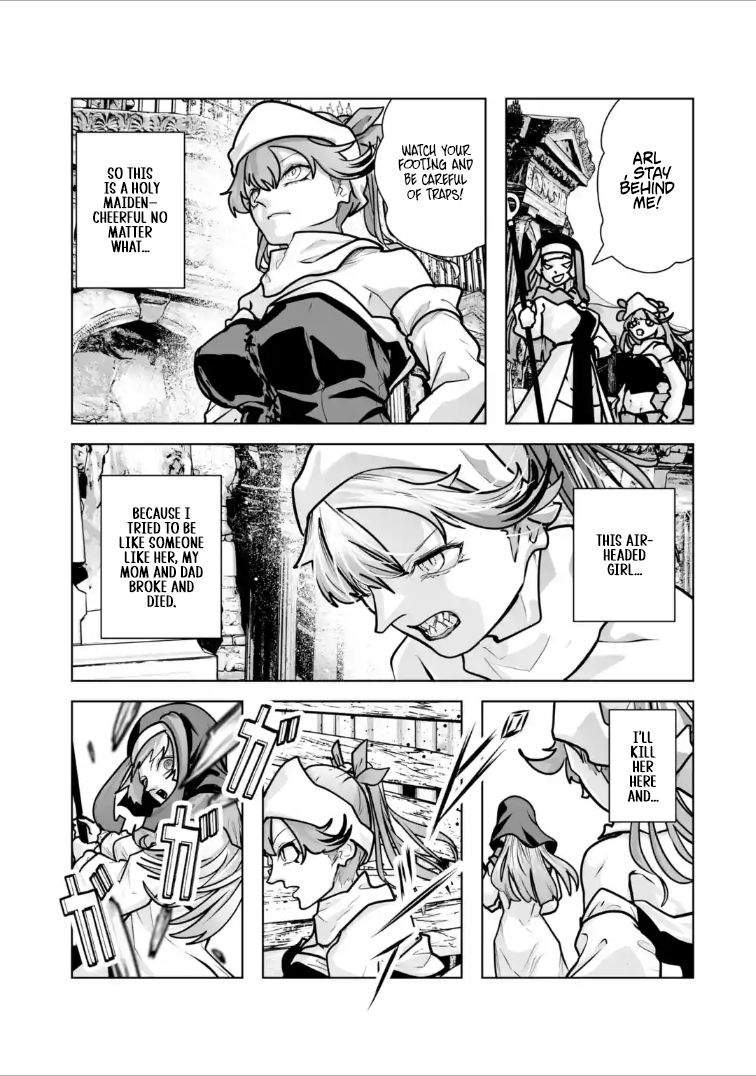 Akuyaku Kizoku ga Hirakinaotte Hametsu Furagu o Jitsuryoku de Hataki Otteitara, Itsunomanika Hirointachi Kara Eiyuushi Sareru you ni Natta ken Chapter 6.3 — Page 7