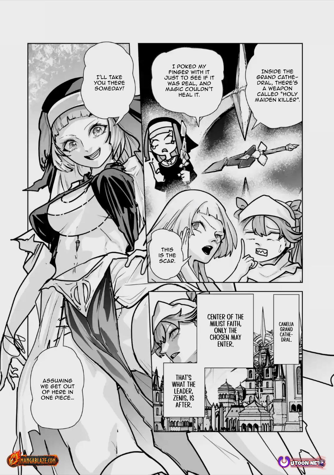 Akuyaku Kizoku ga Hirakinaotte Hametsu Furagu o Jitsuryoku de Hataki Otteitara, Itsunomanika Hirointachi Kara Eiyuushi Sareru you ni Natta ken Chapter 6.4 — Page 5