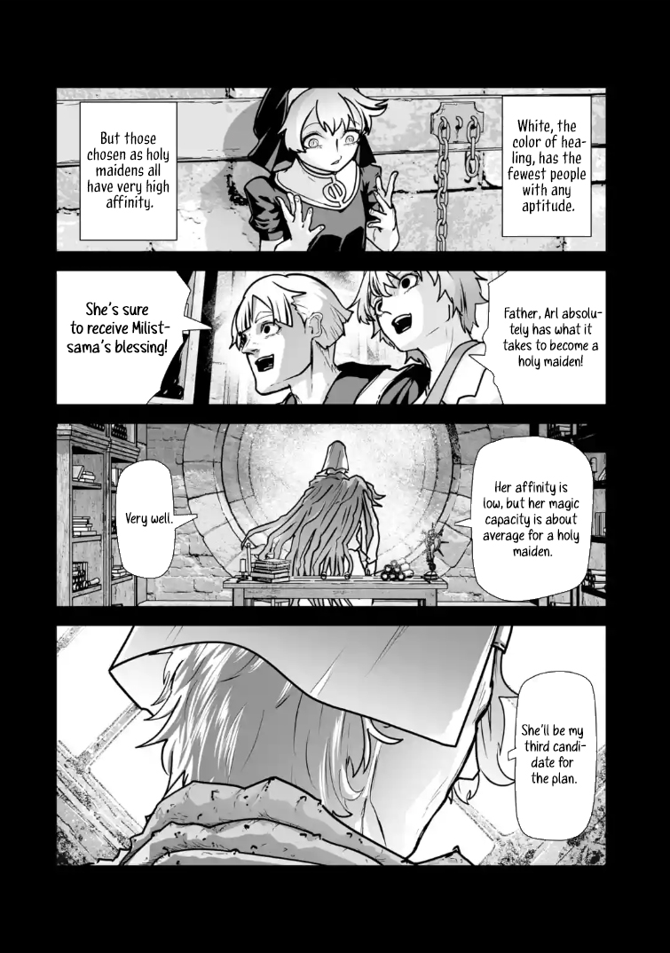 Akuyaku Kizoku ga Hirakinaotte Hametsu Furagu o Jitsuryoku de Hataki Otteitara, Itsunomanika Hirointachi Kara Eiyuushi Sareru you ni Natta ken Chapter 7.1 — Page 5