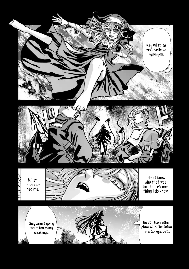 Akuyaku Kizoku ga Hirakinaotte Hametsu Furagu o Jitsuryoku de Hataki Otteitara, Itsunomanika Hirointachi Kara Eiyuushi Sareru you ni Natta ken Chapter 7.1 — Page 12
