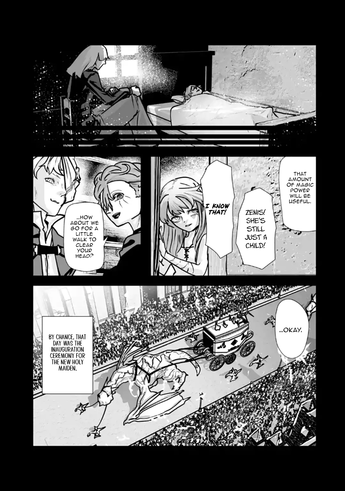 Akuyaku Kizoku ga Hirakinaotte Hametsu Furagu o Jitsuryoku de Hataki Otteitara, Itsunomanika Hirointachi Kara Eiyuushi Sareru you ni Natta ken Chapter 7.2 — Page 1