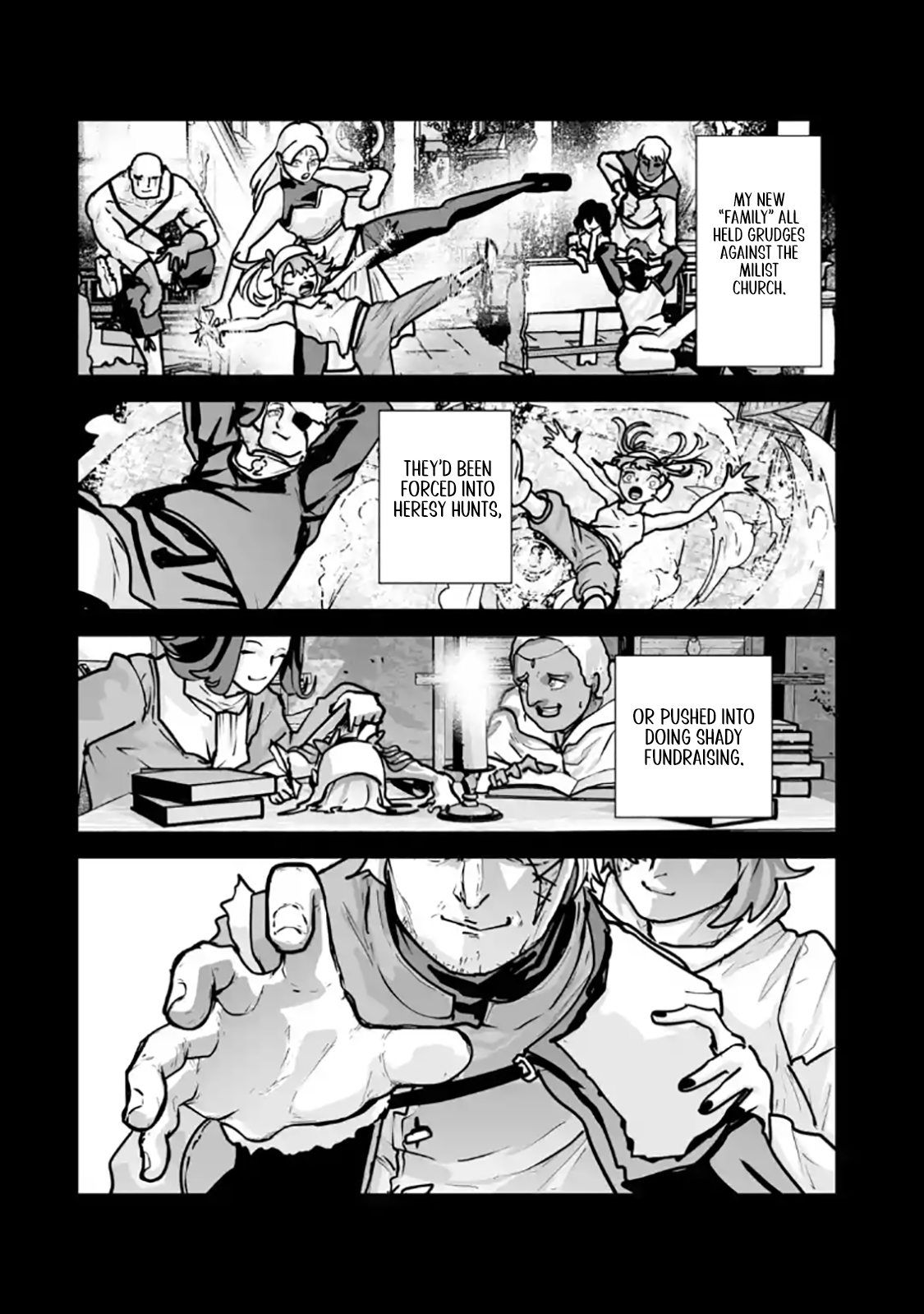 Akuyaku Kizoku ga Hirakinaotte Hametsu Furagu o Jitsuryoku de Hataki Otteitara, Itsunomanika Hirointachi Kara Eiyuushi Sareru you ni Natta ken Chapter 7.2 — Page 5