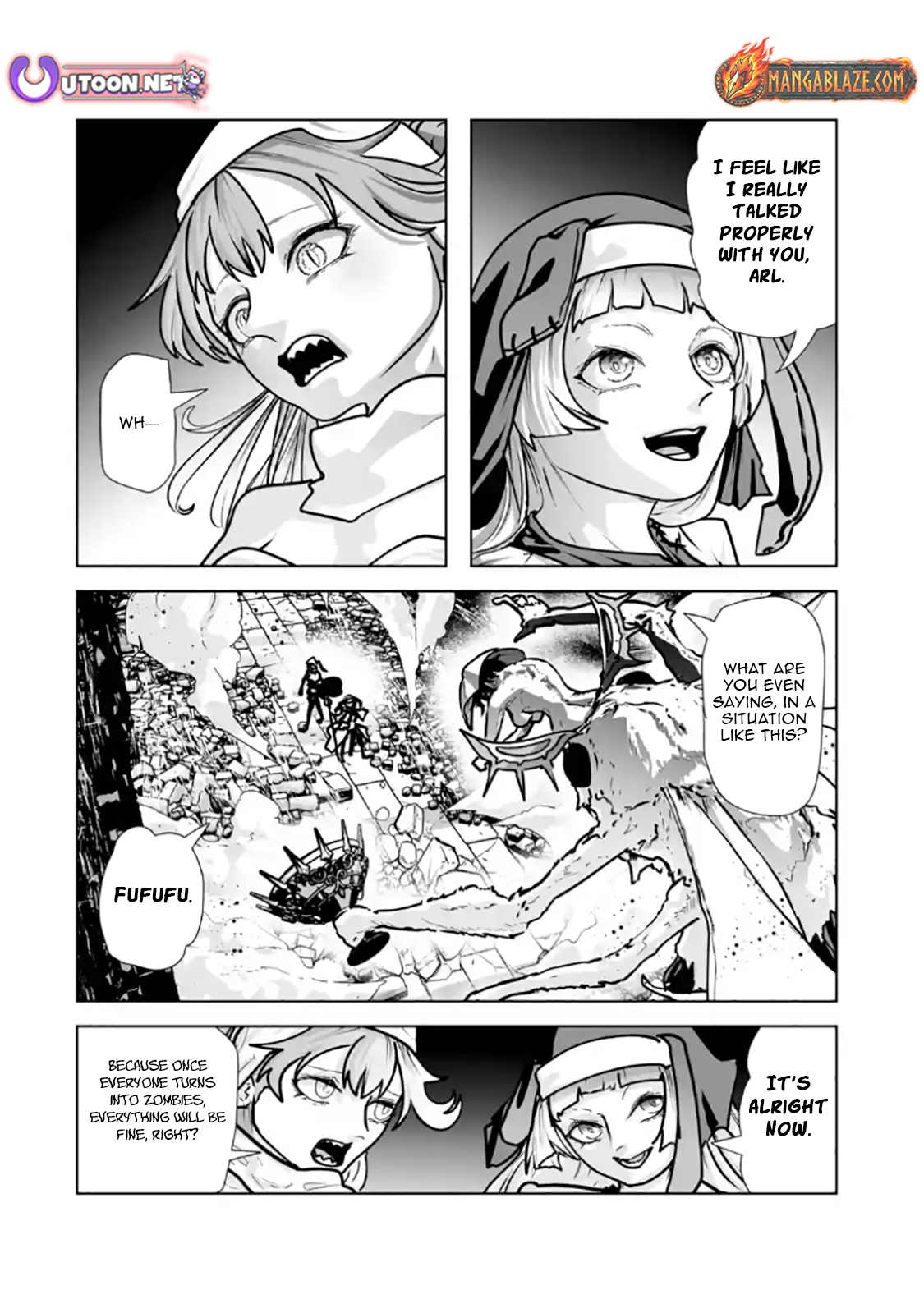 Akuyaku Kizoku ga Hirakinaotte Hametsu Furagu o Jitsuryoku de Hataki Otteitara, Itsunomanika Hirointachi Kara Eiyuushi Sareru you ni Natta ken Chapter 7.2 — Page 13
