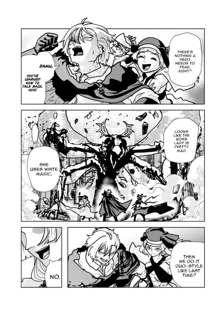 Akuyaku Kizoku ga Hirakinaotte Hametsu Furagu o Jitsuryoku de Hataki Otteitara, Itsunomanika Hirointachi Kara Eiyuushi Sareru you ni Natta ken Chapter 7.3 — Page 6