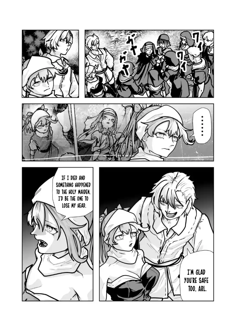 Akuyaku Kizoku ga Hirakinaotte Hametsu Furagu o Jitsuryoku de Hataki Otteitara, Itsunomanika Hirointachi Kara Eiyuushi Sareru you ni Natta ken Chapter 7.4 — Page 2