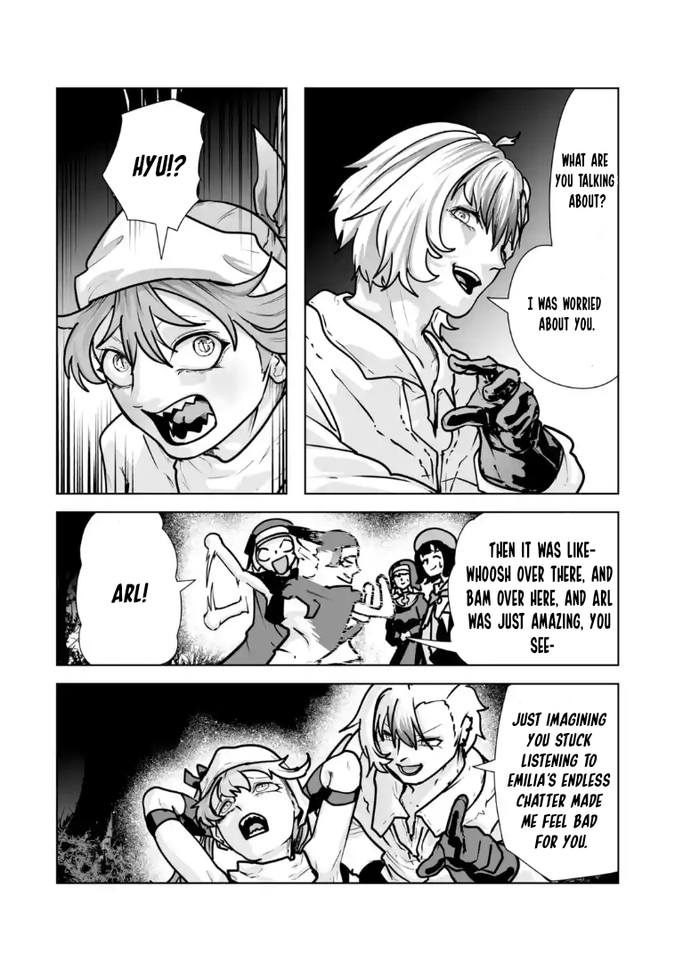 Akuyaku Kizoku ga Hirakinaotte Hametsu Furagu o Jitsuryoku de Hataki Otteitara, Itsunomanika Hirointachi Kara Eiyuushi Sareru you ni Natta ken Chapter 7.4 — Page 3