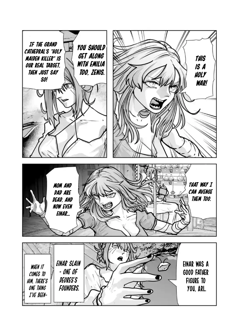 Akuyaku Kizoku ga Hirakinaotte Hametsu Furagu o Jitsuryoku de Hataki Otteitara, Itsunomanika Hirointachi Kara Eiyuushi Sareru you ni Natta ken Chapter 7.4 — Page 10