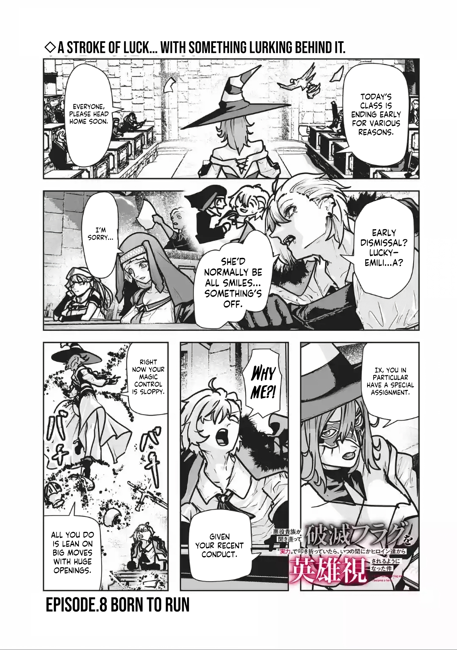 Akuyaku Kizoku ga Hirakinaotte Hametsu Furagu o Jitsuryoku de Hataki Otteitara, Itsunomanika Hirointachi Kara Eiyuushi Sareru you ni Natta ken Chapter 8.1 — Page 2