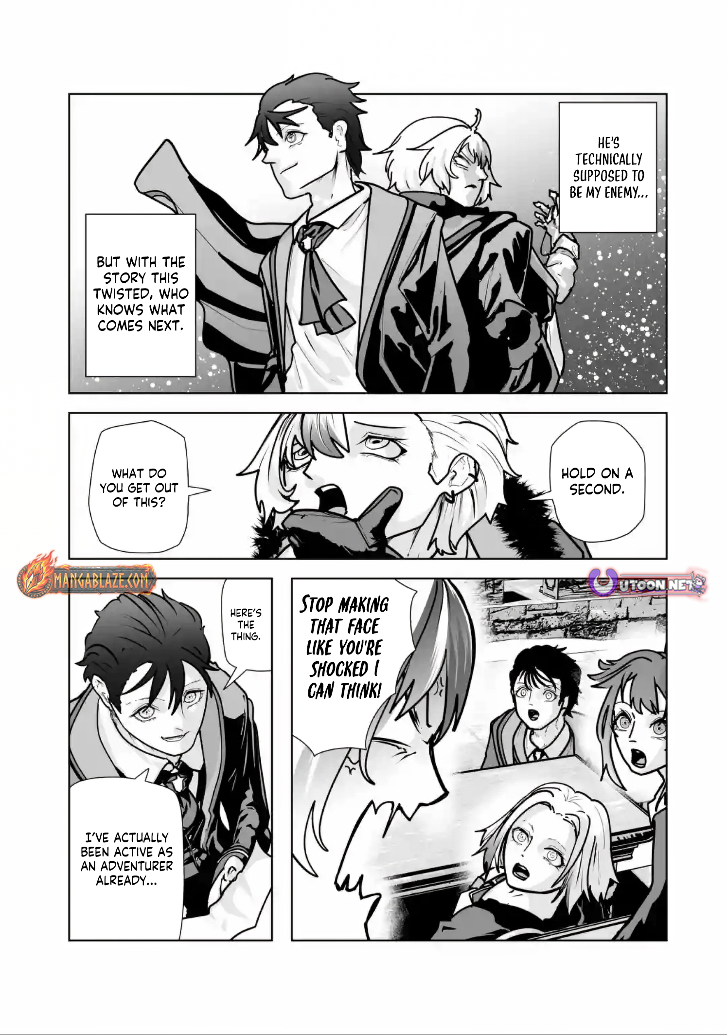 Akuyaku Kizoku ga Hirakinaotte Hametsu Furagu o Jitsuryoku de Hataki Otteitara, Itsunomanika Hirointachi Kara Eiyuushi Sareru you ni Natta ken Chapter 8.1 — Page 10