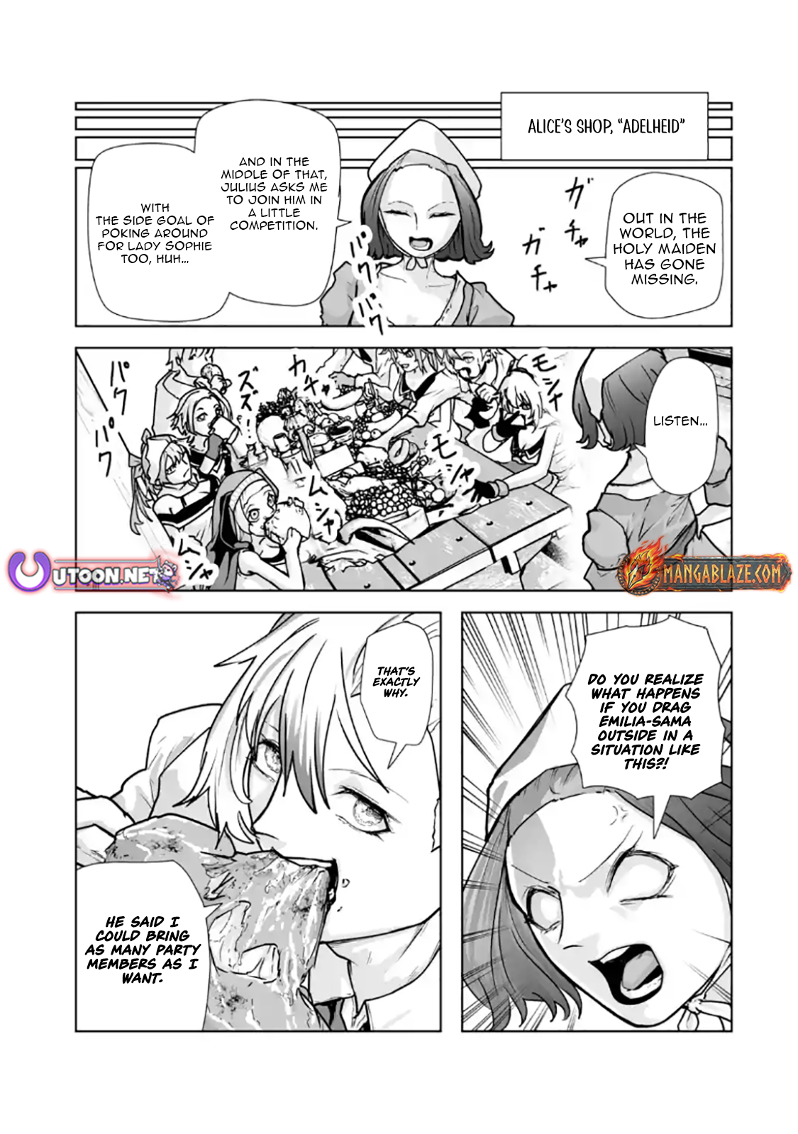 Akuyaku Kizoku ga Hirakinaotte Hametsu Furagu o Jitsuryoku de Hataki Otteitara, Itsunomanika Hirointachi Kara Eiyuushi Sareru you ni Natta ken Chapter 8.2 — Page 1