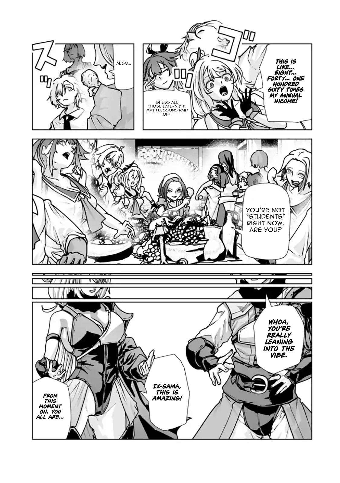Akuyaku Kizoku ga Hirakinaotte Hametsu Furagu o Jitsuryoku de Hataki Otteitara, Itsunomanika Hirointachi Kara Eiyuushi Sareru you ni Natta ken Chapter 8.2 — Page 4