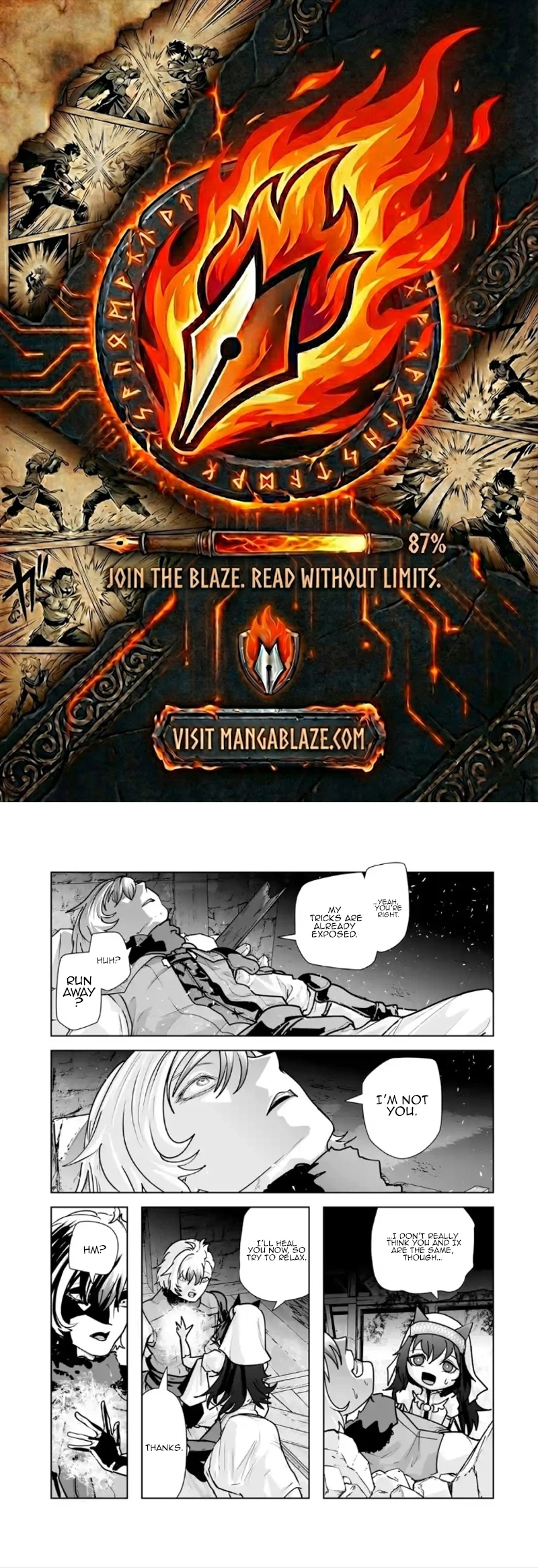 Akuyaku Kizoku ga Hirakinaotte Hametsu Furagu o Jitsuryoku de Hataki Otteitara, Itsunomanika Hirointachi Kara Eiyuushi Sareru you ni Natta ken Chapter 9.4 — Page 1