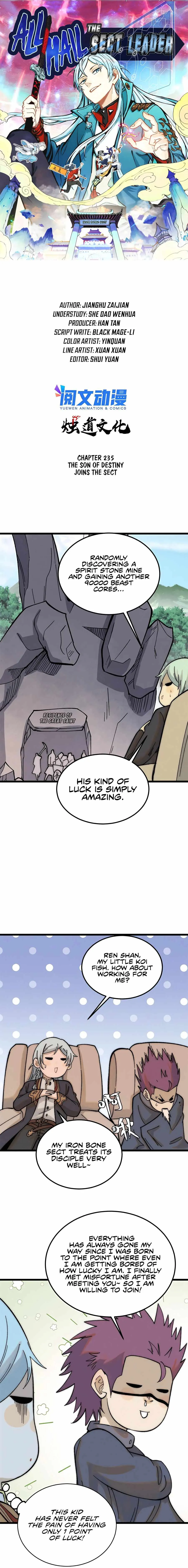 All Hail the Sect Leader Chapter 235 — Page 1