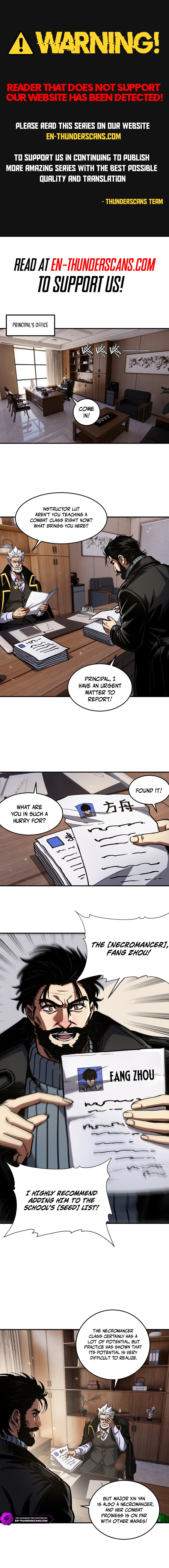 Becoming Necromancer God Through a Skeleton Clone Chapter 6 — Page 1