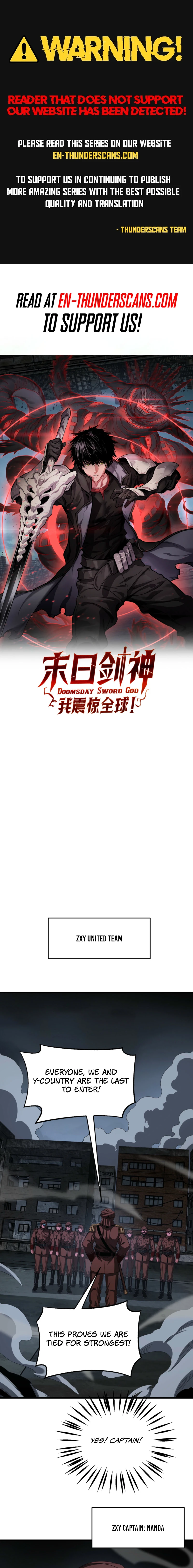 Blade Deity: I Stun the Post-Apoc World Chapter 123 — Page 1
