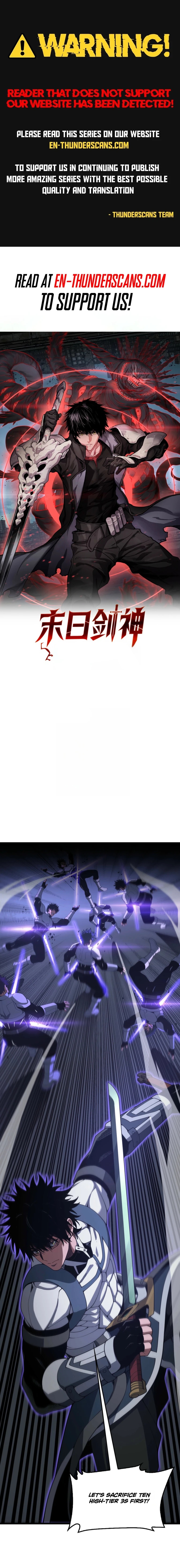 Blade Deity: I Stun the Post-Apoc World Chapter 132 — Page 1
