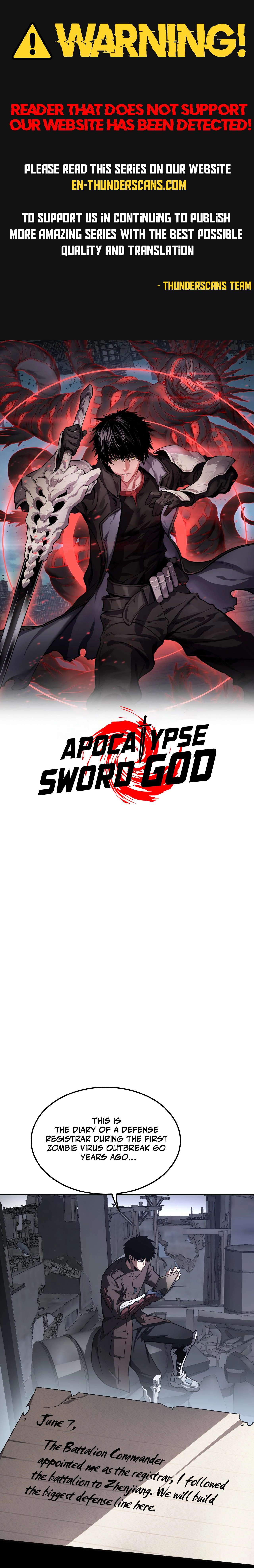 Blade Deity: I Stun the Post-Apoc World Chapter 22 — Page 1