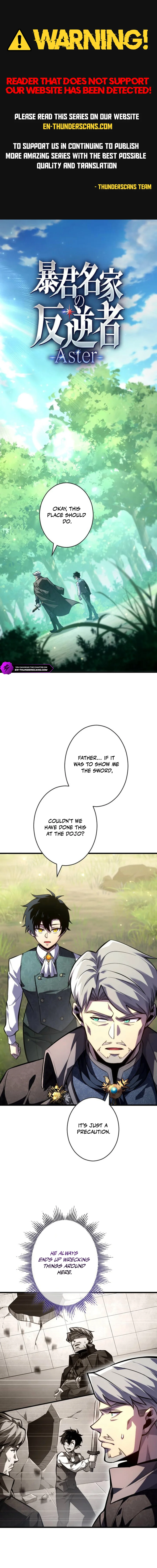 Boukun Meika no Hangyakusha -Aster- Chapter 7 — Page 1