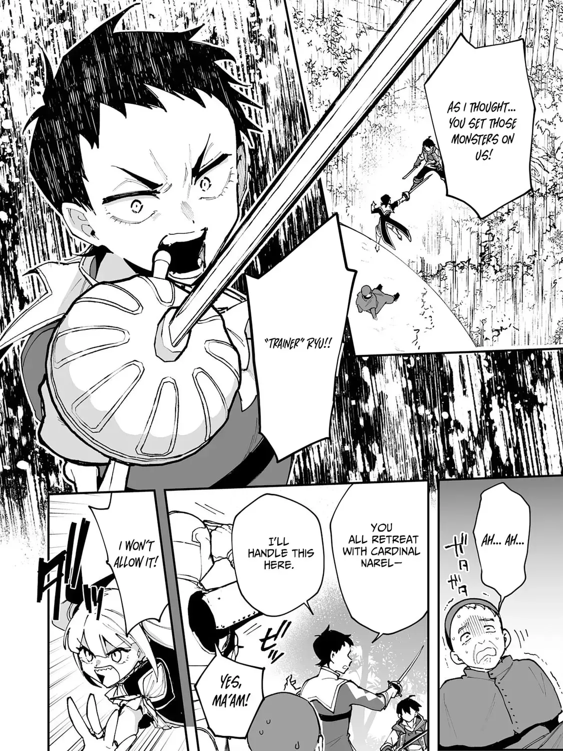 Choukyoushi wa Mamono ni Kakomarete Ikite ikimasu - Yuusha Party ni Oite Ikareta kedo, Densetsu no Mamono to Deai Saikyou ni natteta Chapter 32 — Page 4