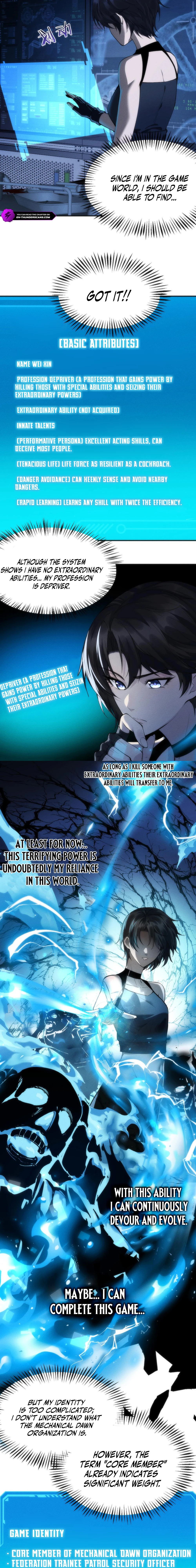 Chuan Jin Sai Bo Youxi Hou Gandiao BOSS Chenggong Shangwei Chapter 1 — Page 8