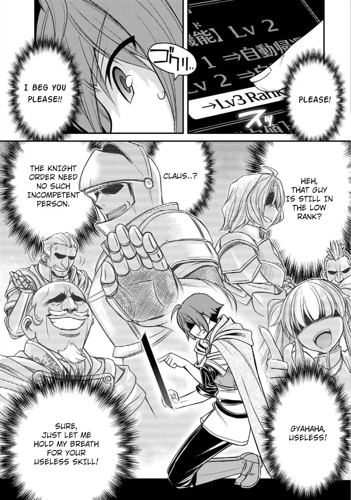 Dame Skill [Auto Mode] ga Kakusei Shimashita: Are, Guild no Scout no Minasan, Ore o "Iranai" tte Ittemasen deshita? Chapter 1 — Page 16