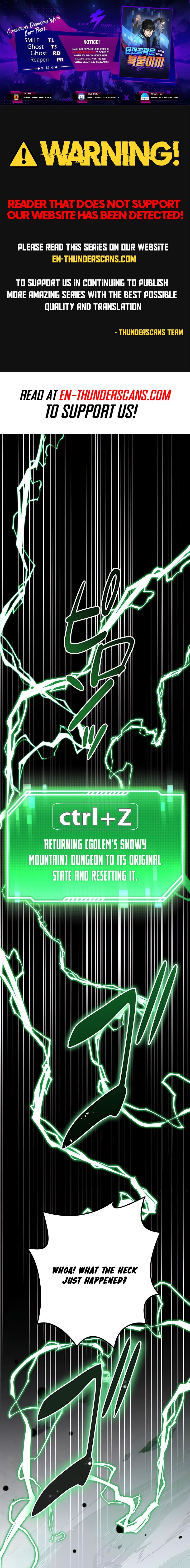 Defeating Dungeons via Copy Paste! Chapter 12 — Page 1