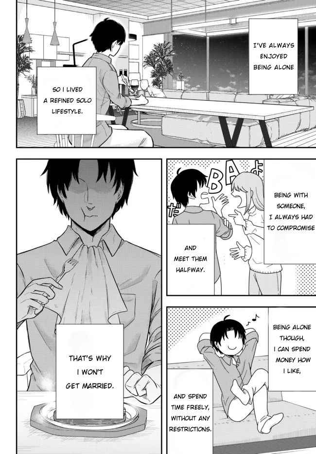 Dokushin Kizoku wa Isekai wo Ouka Suru: Kekkon Shinai Otoko no Yuuga na Ohitori-sama Life Chapter 1 — Page 3