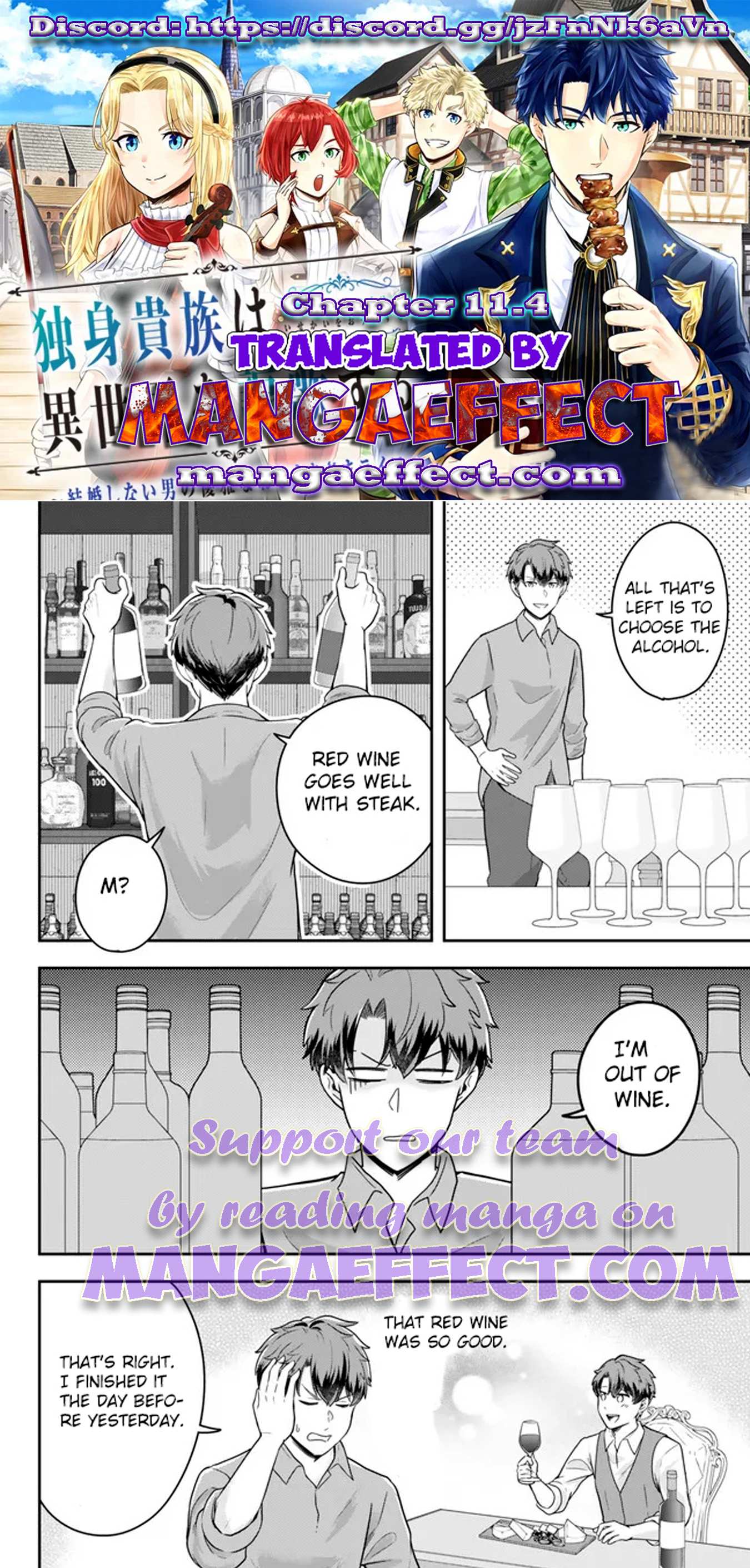 Dokushin Kizoku wa Isekai wo Ouka Suru: Kekkon Shinai Otoko no Yuuga na Ohitori-sama Life Chapter 11.4 — Page 1
